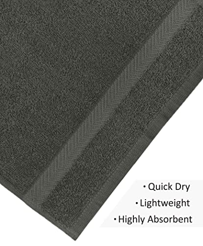 Cotton Craft Simplicity Hand Towels -14 Pack - 16X28-100% Cotton Face Towels - Lightweight Absorbent Soft Easy Care Quick Dry Everyday Luxury Hotel Spa Gym Shower Beach Pool Camp Travel Dorm - Multi #TOP1