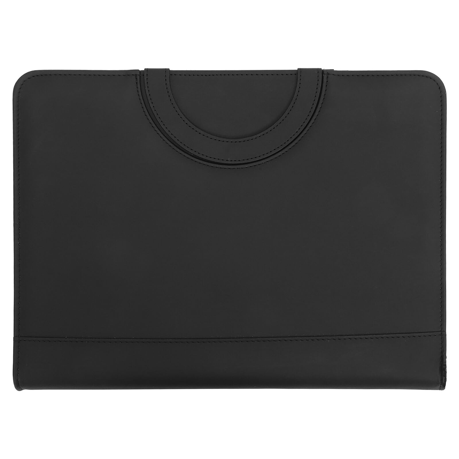 Cabilock Bolsa de Almacenamiento de Archivos A4 de PU y Metal Cremallera, Carpeta de Archivos Ligera y Resistente para Proteger Documentos en Oficina o Escuela