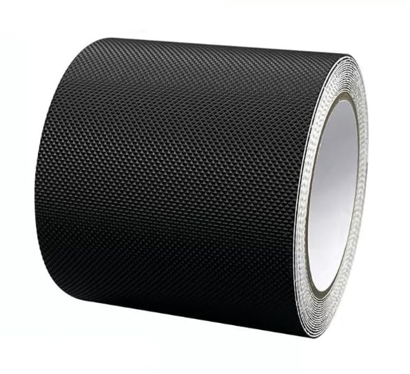 6" x 16.5ft Rubber Grip Tape 1-Pack Anti-Slip Safety Tape with High Density Rubber Material for Tools,Bike Handlebars, Sports Equipment and Handrails .Make Contact Surfaces Safer to Use