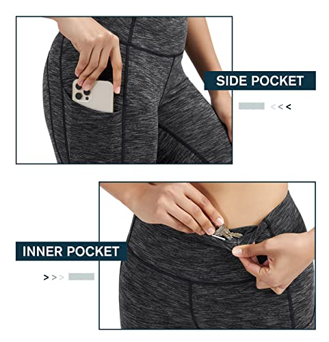 Image of Heathyoga Yoga Pants with Pockets Extra Soft Leggings with Pockets for Women Non See-Through High Waist Workout Leggings