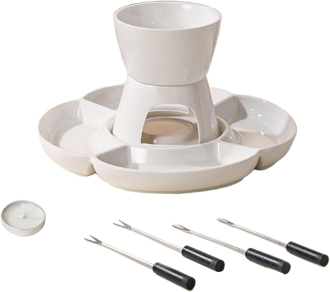 Fondue Maker Set Keramik Interaktives Fondue Set Cheese Chocolate fondue-maker-set-keramik-interaktives-fondue-set-cheese-chocolate