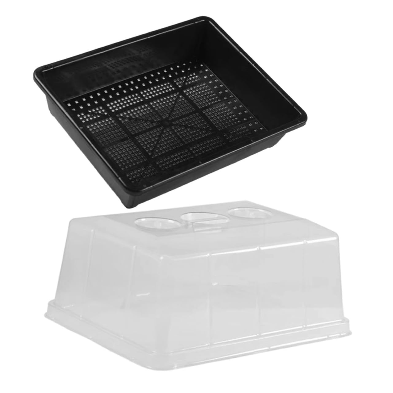 TOYANDONA 1 Set Vassoi per Germinazione Piante Riutilizzabili con Vassoi per Semenzali e Cactus per Giardinaggio e Coltivazione Spazi Ridotti