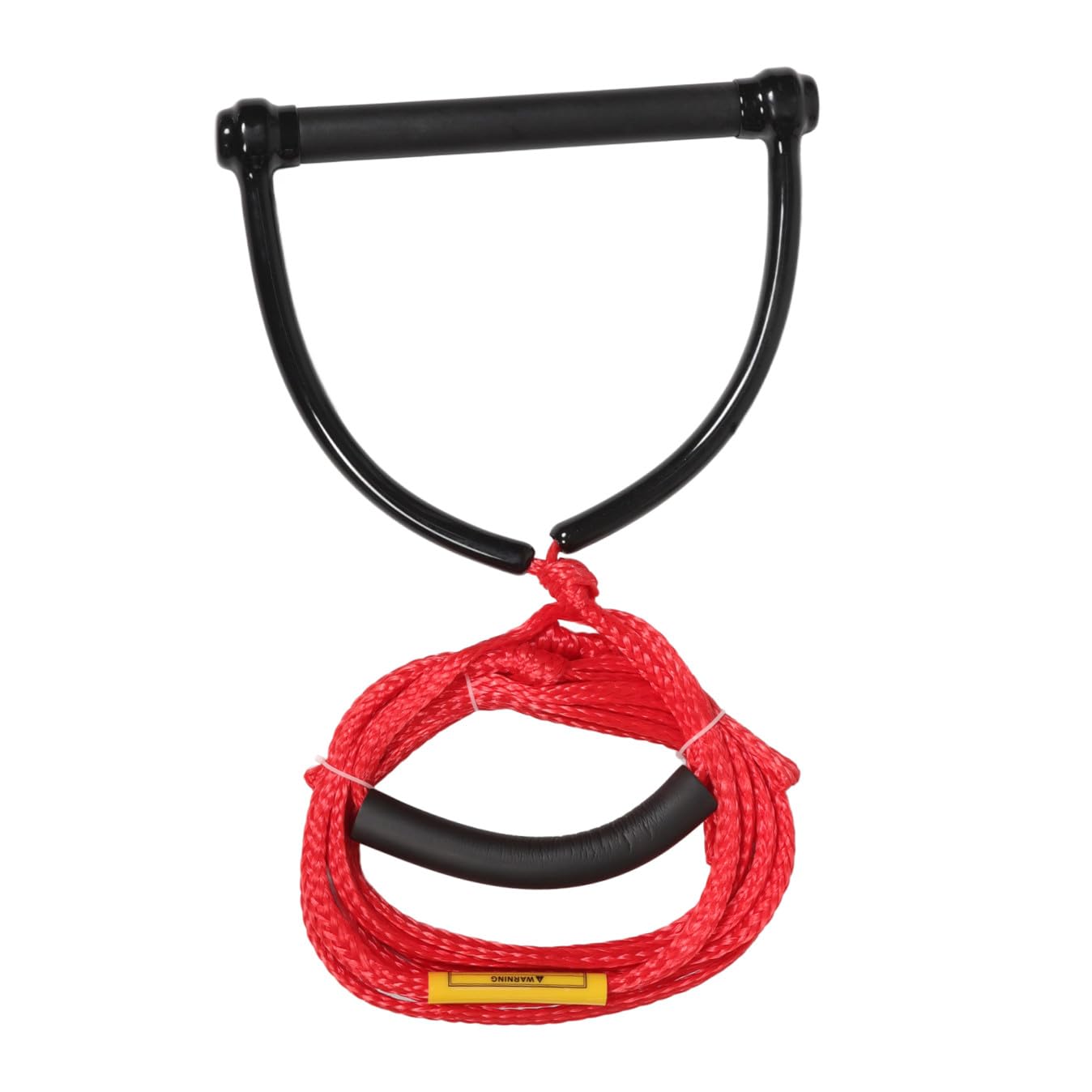 Alipis Corde de Remorquage pour Ski Nautique en PP Poignée Confortable et Résistance aux UV, pour Tubing et Planche à Genoux, Corde Rouge Résistante à l'usure
