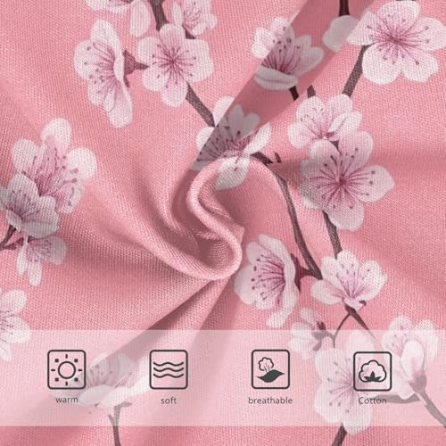 Toddler Briefs, Cherry Blossom Butterflies Girls Cotton Underwear, 2–8 Years3