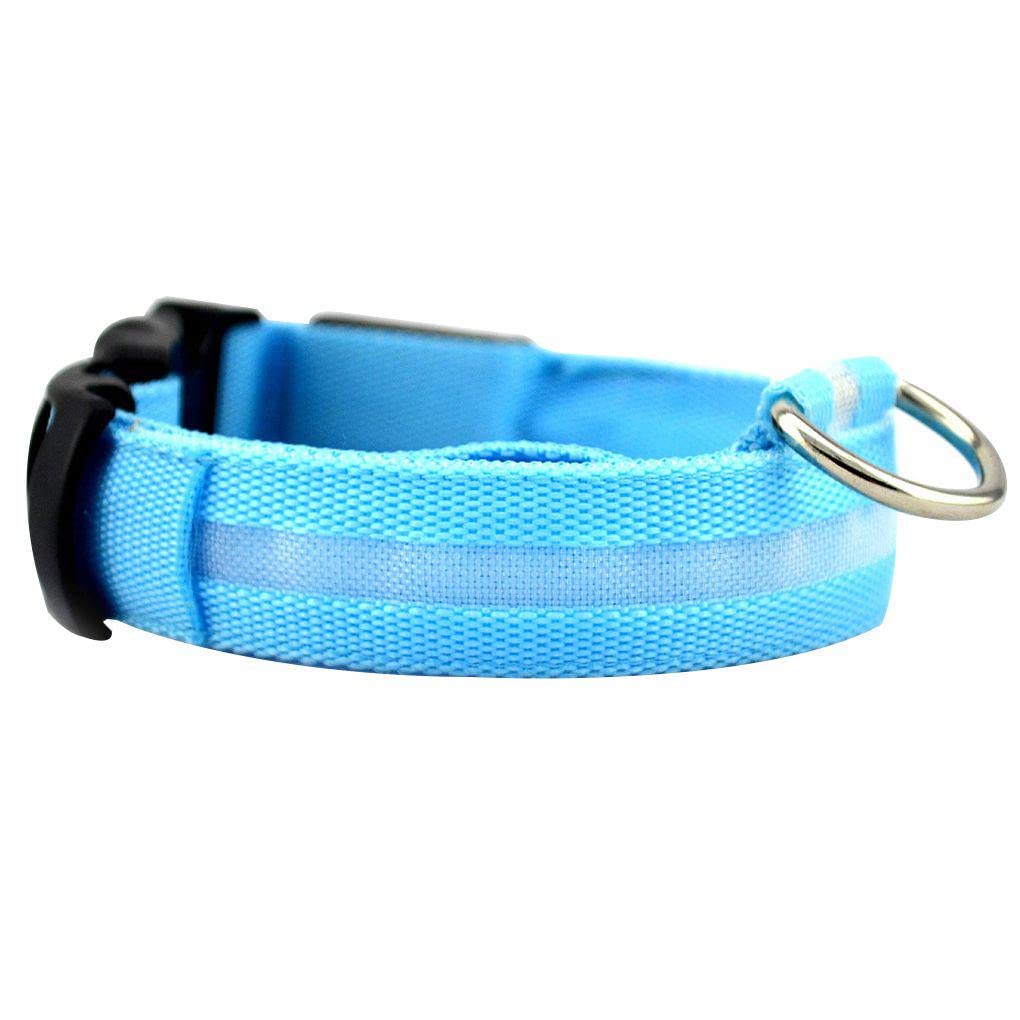 Meadawgs LED Dog Collar Adjustable Weather Resistant Light Up Dog Collars Highly Visible Night Light Safety Collars (M, Blue) (B09Z24XM6Q) Amazon Price History, Amazon Price Tracker