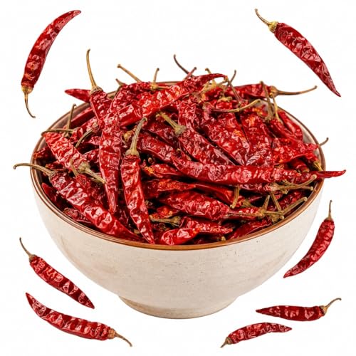 Image of Red Chilli Whole 400gm | Natural Dry Lal Mirch Sabut | Medium Pungency, No Additives | Tadka Lal Mirchi
