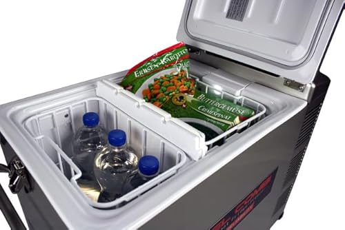 Engel Kühlbox MD45F-CD-P, 40 l, Grau, Stahl, 64,4x64,7x50,8 cm, 24 kg, Tiefkühlfach, DC-Kabel