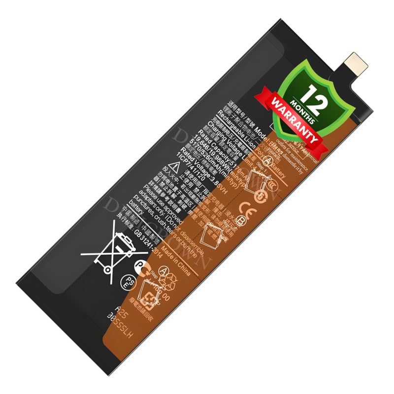 Image of Original BM52 Battery Compatible for Xiaomi Mi Note 10 Lite - (5260mAh) - 1 Year Warranty DF7