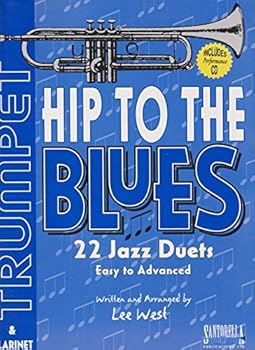 Paperback Hip to the Blues 22 Jazz Duets Trumpet and Clarinet Book