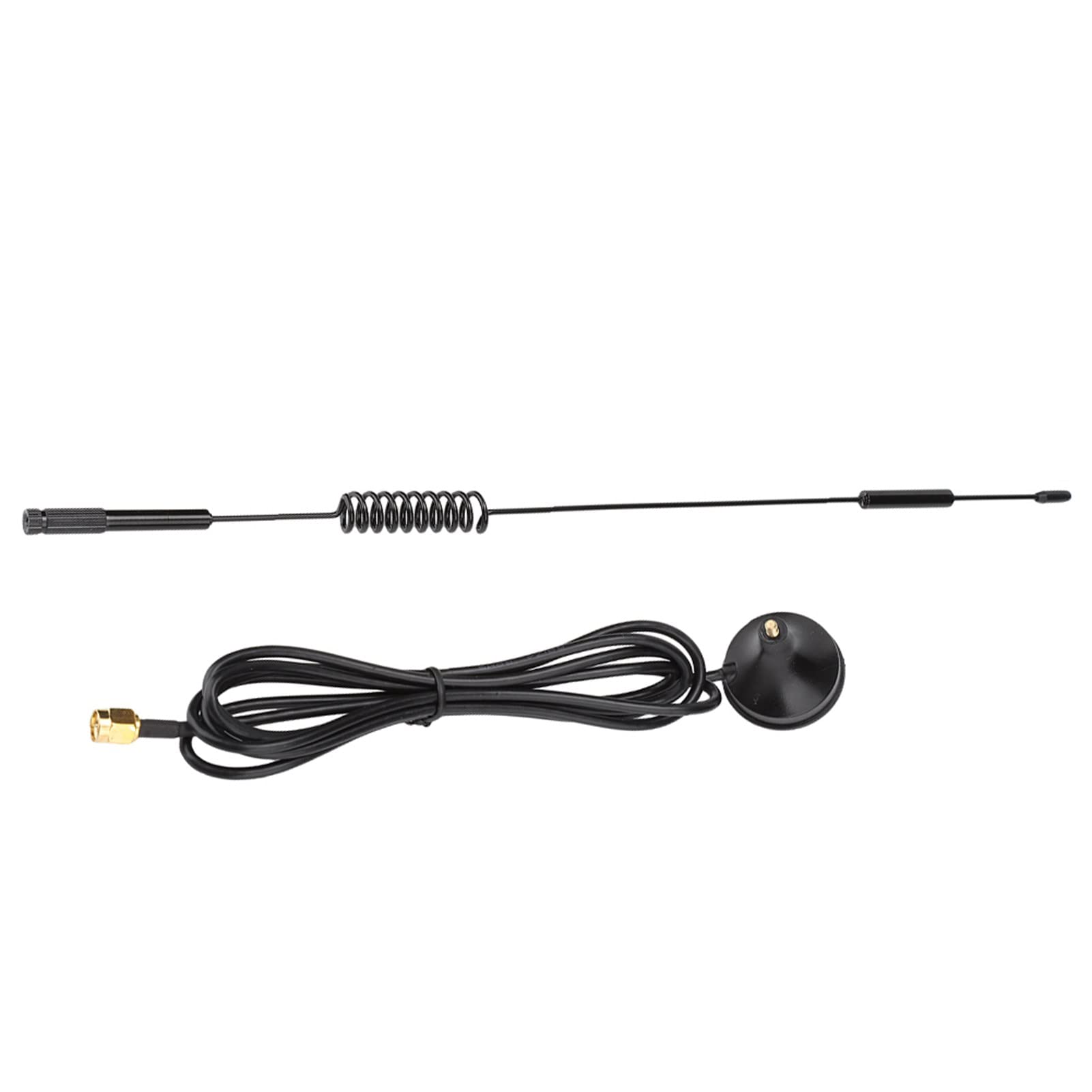 Antenna a Ventosa 433 MHz, 10 dBi di Guadagno, 31 cm, Modulo Wireless con Base Magnetica e Connettore SMA Maschio