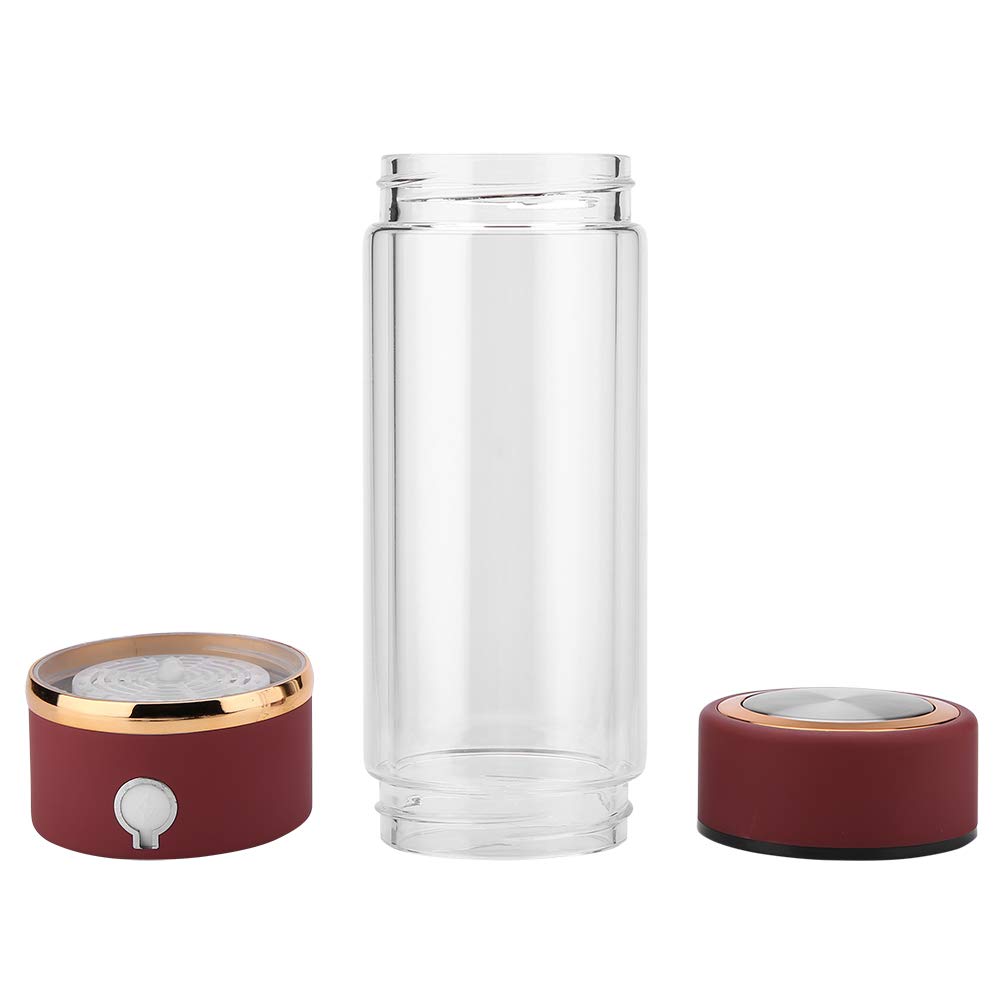 plplaaoo 420 ml Wasserstoff-Wassergenerator-Becherflasche, Wasserstoffreicher Wasserbecher, tragbarer USB-Wasserstoff-Ionisator-Generator-Hersteller, Technologie-Wasserstoff-Wasserflasche, Wasser