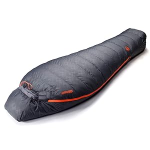 ZOOOBELIVES 10°F Hydrophobic Down Sleeping Bag