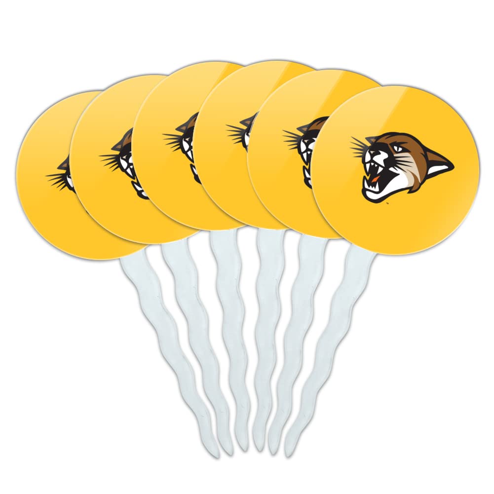 University of Vermont Secondary Cupcake Picks Toppers Decoration Set of 6
