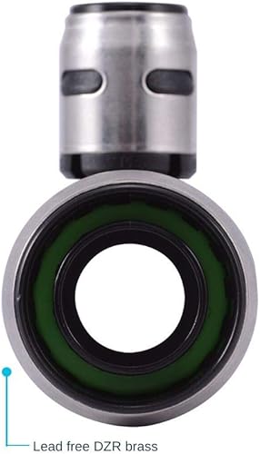 Miniatura 8 de SharkBite 1 camiseta reductora EvoPEX de 1 x 34 pulgadas, paquete de 2, conexión de fontanería Push to Connect, PEX, K416Z2