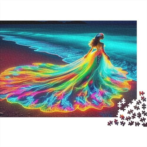 Puzzle de 1000 piezas para adultos de paisaje nocturno relajante, 70x50 cm