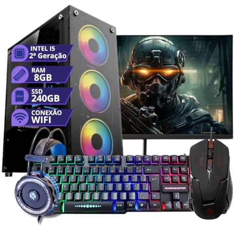 Pc Computador Gamer Completo Intel Core I5 Memoria 8gb Ssd 240gb ...