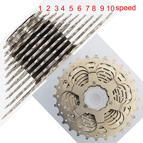 Lanxuanr 10 Speed Mountain Bicycle Cassette Fit For Mtb Bike, Road Bicycle，Super Light (11-25T) #TOP2
