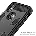 iPhone X Case, iPhone Xs Case, WeLoveCase [Super Armor Series] Heavy Duty Hybrid Shockproof Military-Grade Rugged Protective Case Non-Slip Grip Protection Cover for iPhone X, iPhone Xs - Black