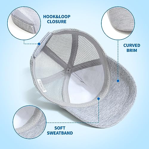 Baby Toddler Baseball Cap Kids Sun hat Kids Solid Color Mesh Trucker Hats Girls Boys Baseball Cap Age 1t-3t 2t-5t3