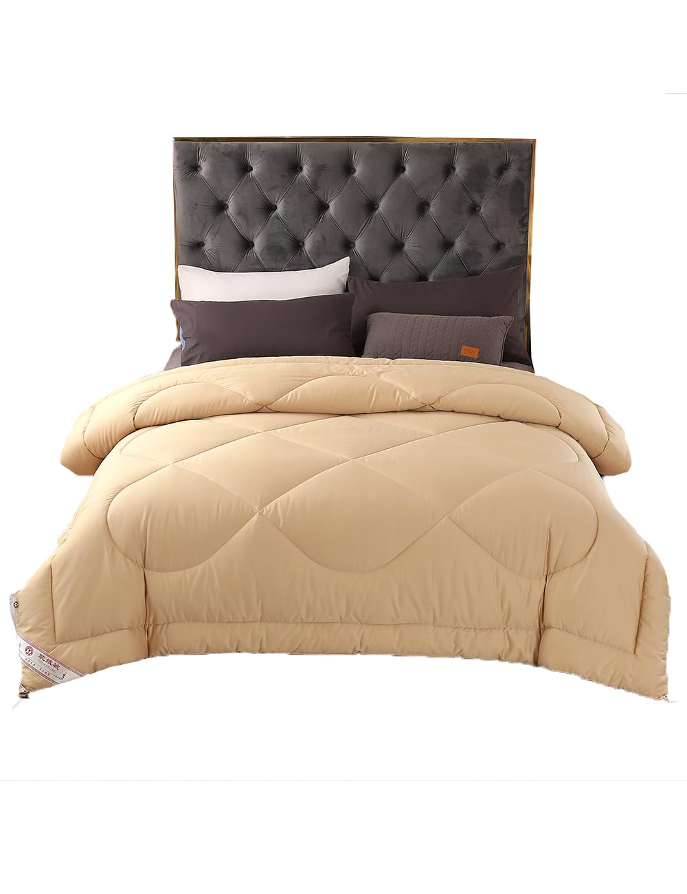 Amazon｜プレミアム ラクダの毛100％ 肌掛布団 暖かい 冬用 春秋 合い