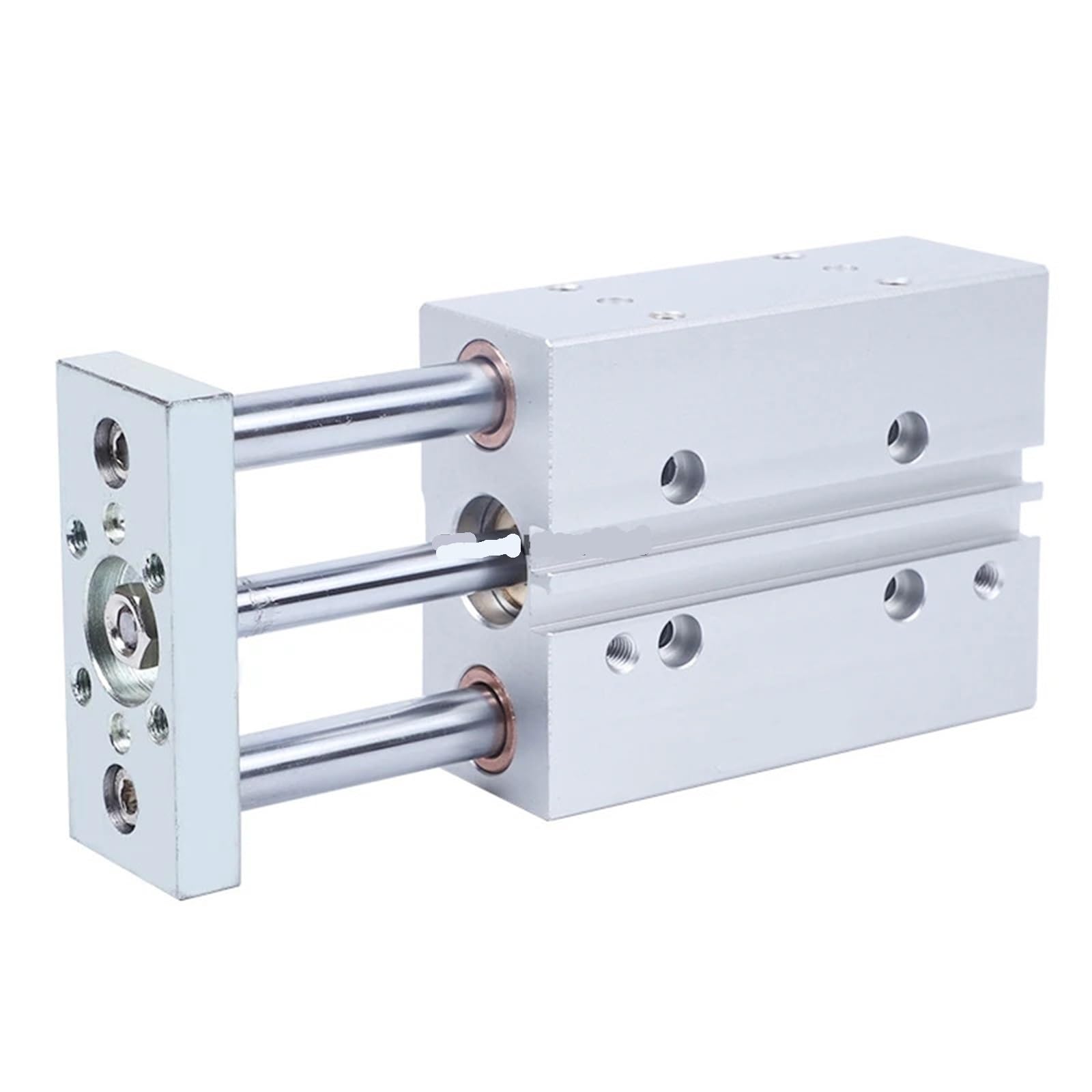 Vérin pneumatique DFM-25-20-PA-GF anti-torsion à amortissement élastique PA