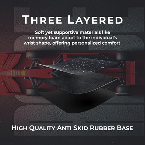 Image of BESTOR Extended Gaming Mouse Pad 90x45cm Large Deskmat - Ultra Smooth Speed Surface with Stitched Edges, Anti-Slip Rubber Base, Non-Slip Keyboard & Mouse Mat for Gaming, Office & Professional Setup