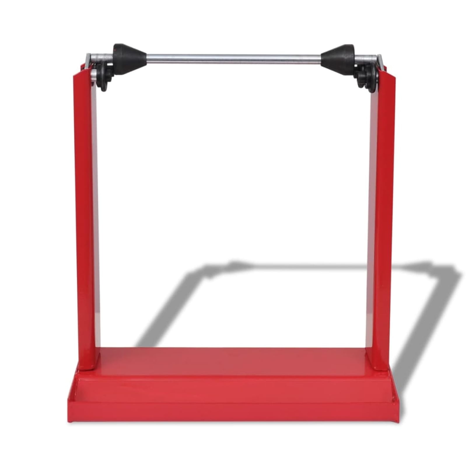 Tidyard Equilibreuse pour Roue de Moto Professionnelle Rouge Style A