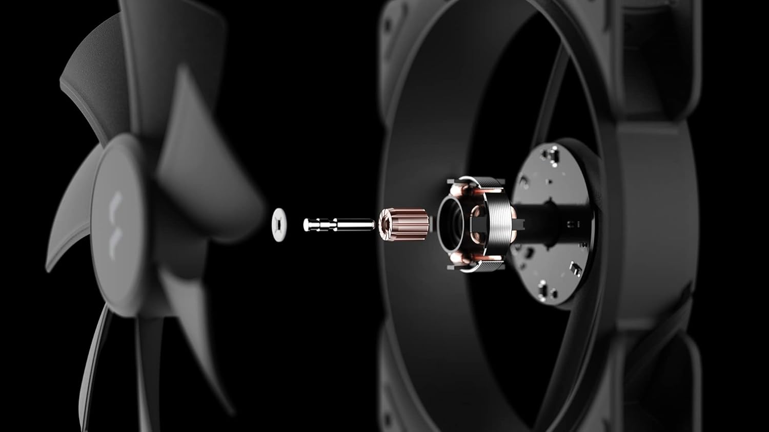 Fractal Design 14cm Black PC Case Fan, Compatible with Daisy Chain, 14cm x 14cm x 14cm, Desktop Computer