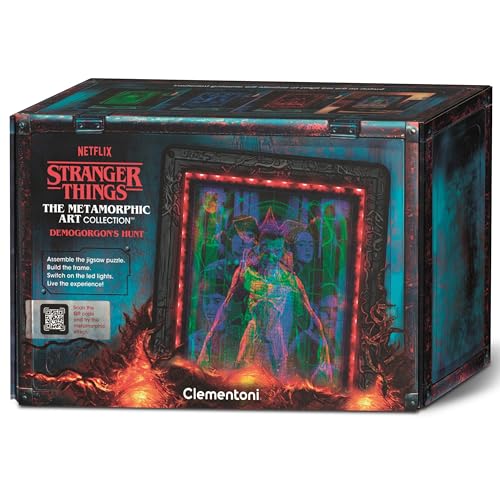 Stranger Things Metamorphic Art Collection „Demogorgon - Merch-Set für Fans & Sammler - Ideal als Deko & Geschenk - 35611 von Clementoni