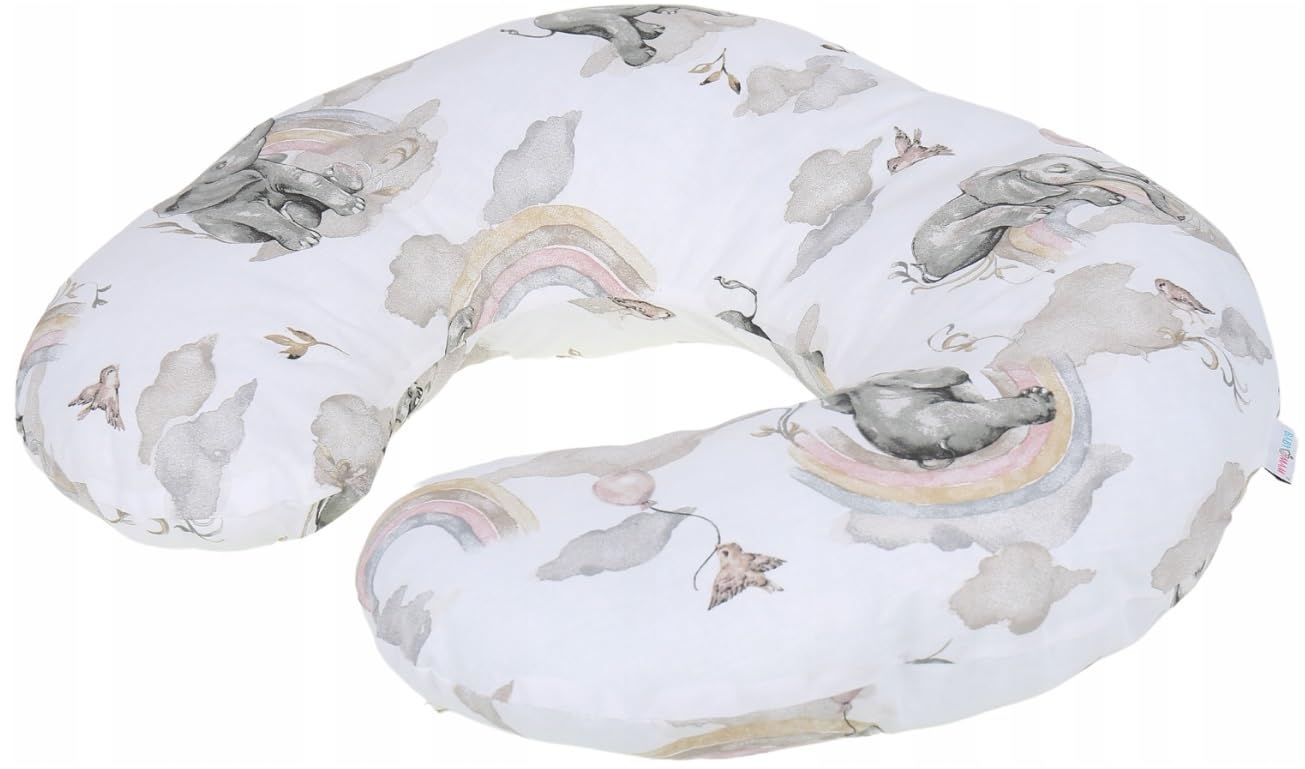 Babymam Baby Breast Feeding Pillow Nursing Pregnancy Baby Sitting Support Elephant in the Cloud