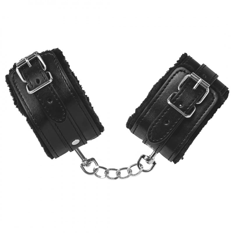 Shadow, Kit de BDSM, 8 Accesorios, Cuero Vegano, Interior Suave y Acolchado (Negro)