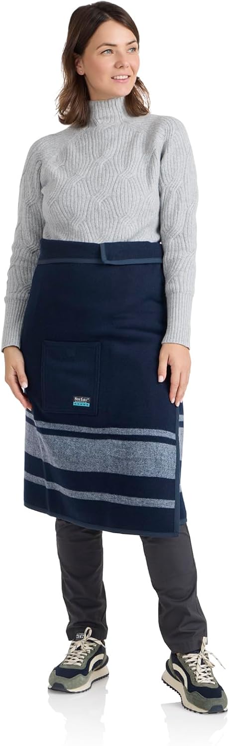 NorSari ‘The Wearable Blanket’, The Ivy League Stripe, Navy & Grey image 5