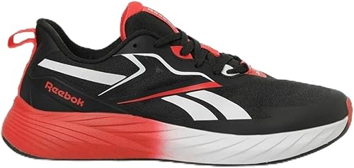 Reebok Verse Baskets pour Homme, Noir/Blanc/Rouge énergétique, Taille 44 UE, Bla