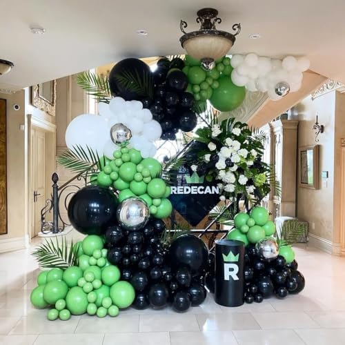 Image of KALOR 12 Inch Black Balloons, 50 Pcs Latex Helium Balloons for Kid's Birthday Party, Baby Shower, Wedding, Graduate Party Decorations