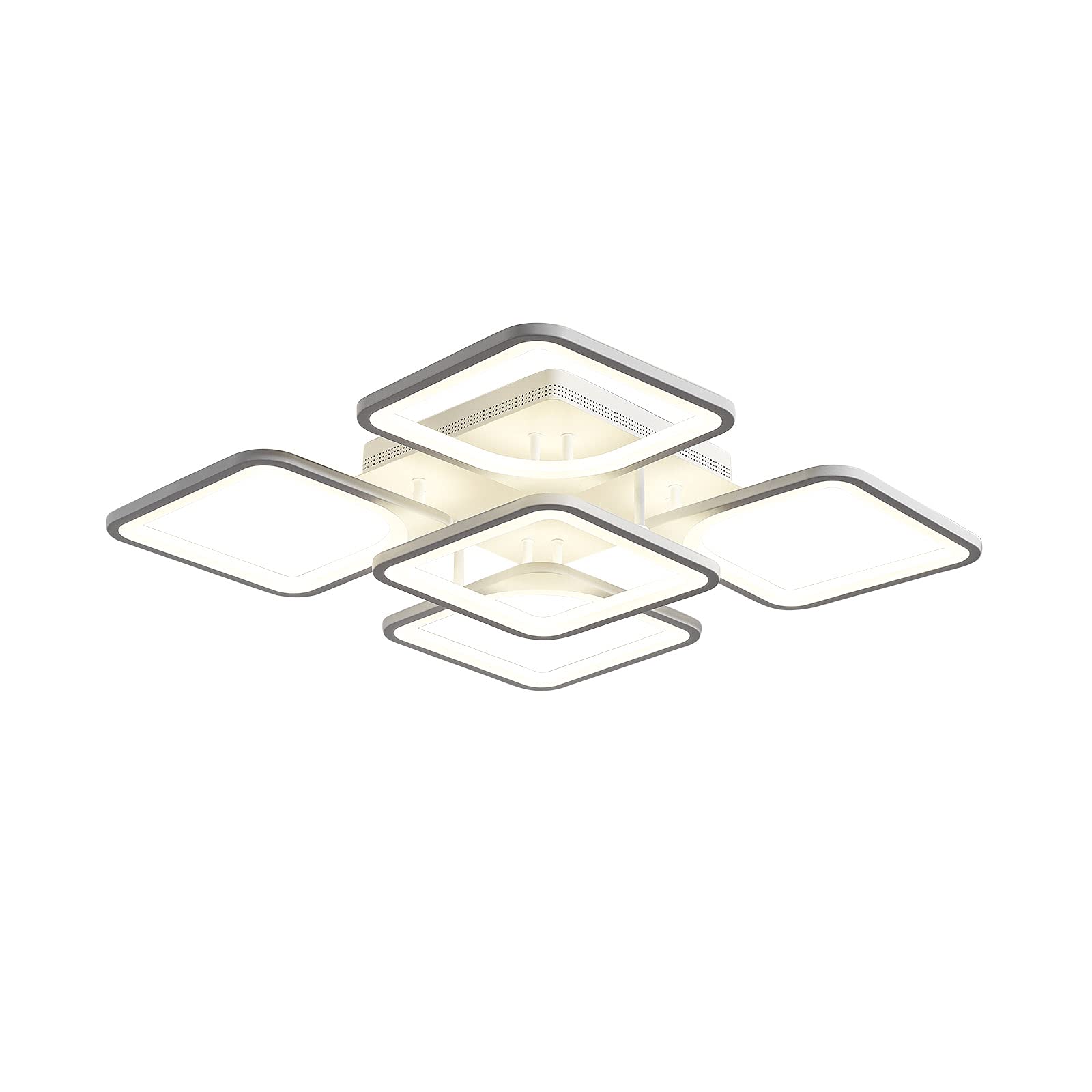 Plafonnier moderne LED MESKEL avec télécommande pour salon et chambre