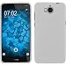 Produktbild PhoneNatic Case kompatibel mit Huawei Y5 2017 - weiß Silikon Hülle matt + 2 Schutzfolien
