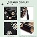 Sunwel Fashion Cute Daisy Flowers Print Wallets with Exterior Zipper Around Coin Purse Bifold Bill Wallet with Credit Card Holder Id Window
