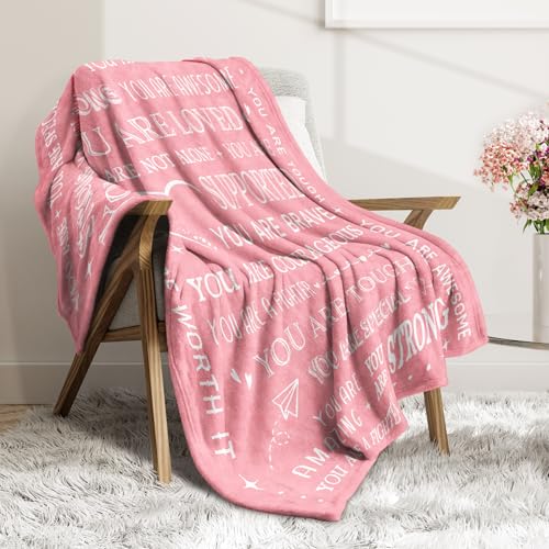 SteadStyle Get Well Soon Gifts for Women- Inspirational Gifts Blanket, Feel Better After Surgery Gifts for Sick Women, Thinking of You Gift for Her Friend Sister Coworker, 60'' x 50''