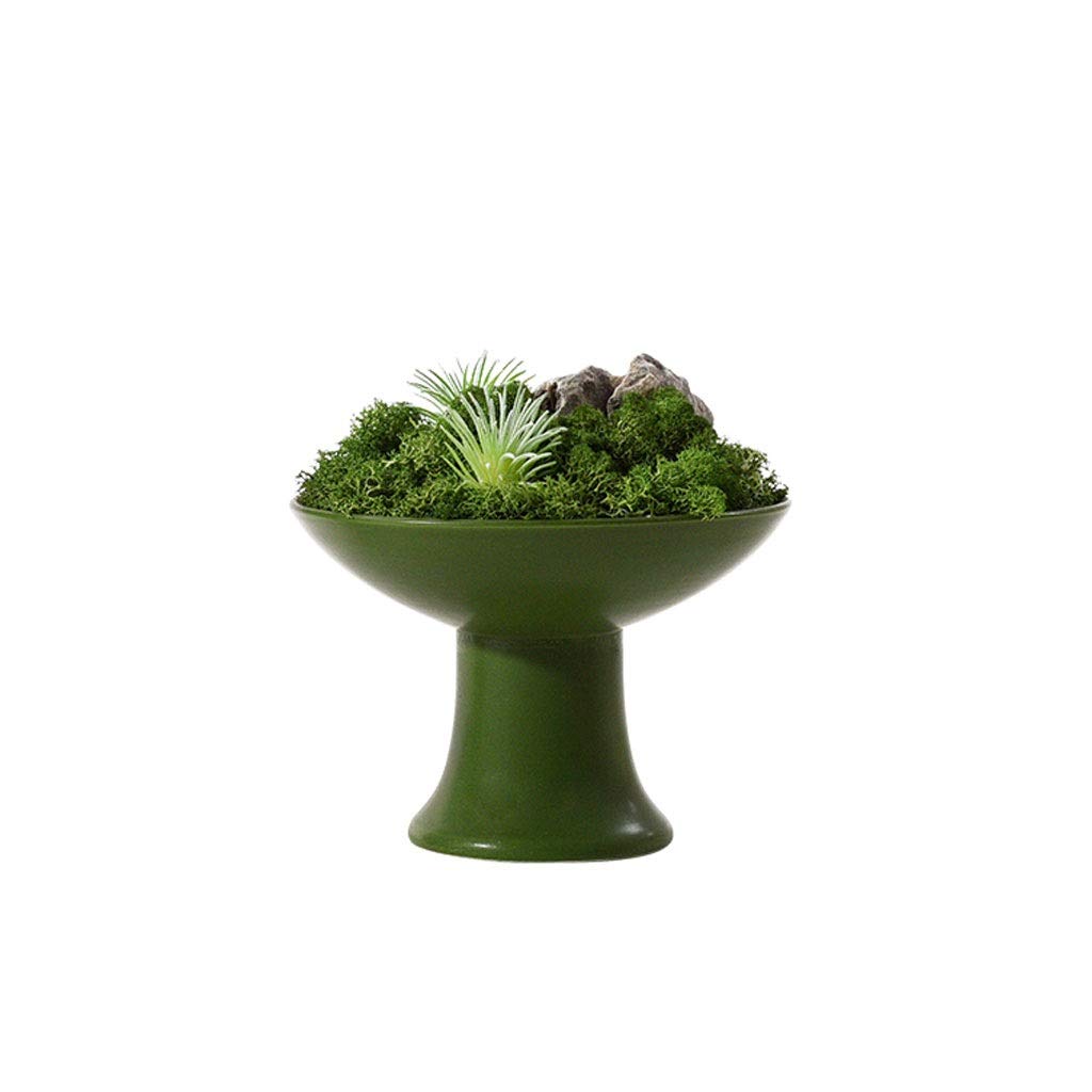 Artificielle Bonsaï Simulation Green Moss Small Bonsaï Simulation Tree Jardin d'extérieur Accueil Décoration de Bureau Simulation Tree High Base Plante en Pot Plante Artificielles (Size : A)