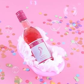 Buy the Vino Chic Wine Gift Set with Barefoot White Zinfandel and Iridescent Stemless Glass for Special Occasions – Blue Tree