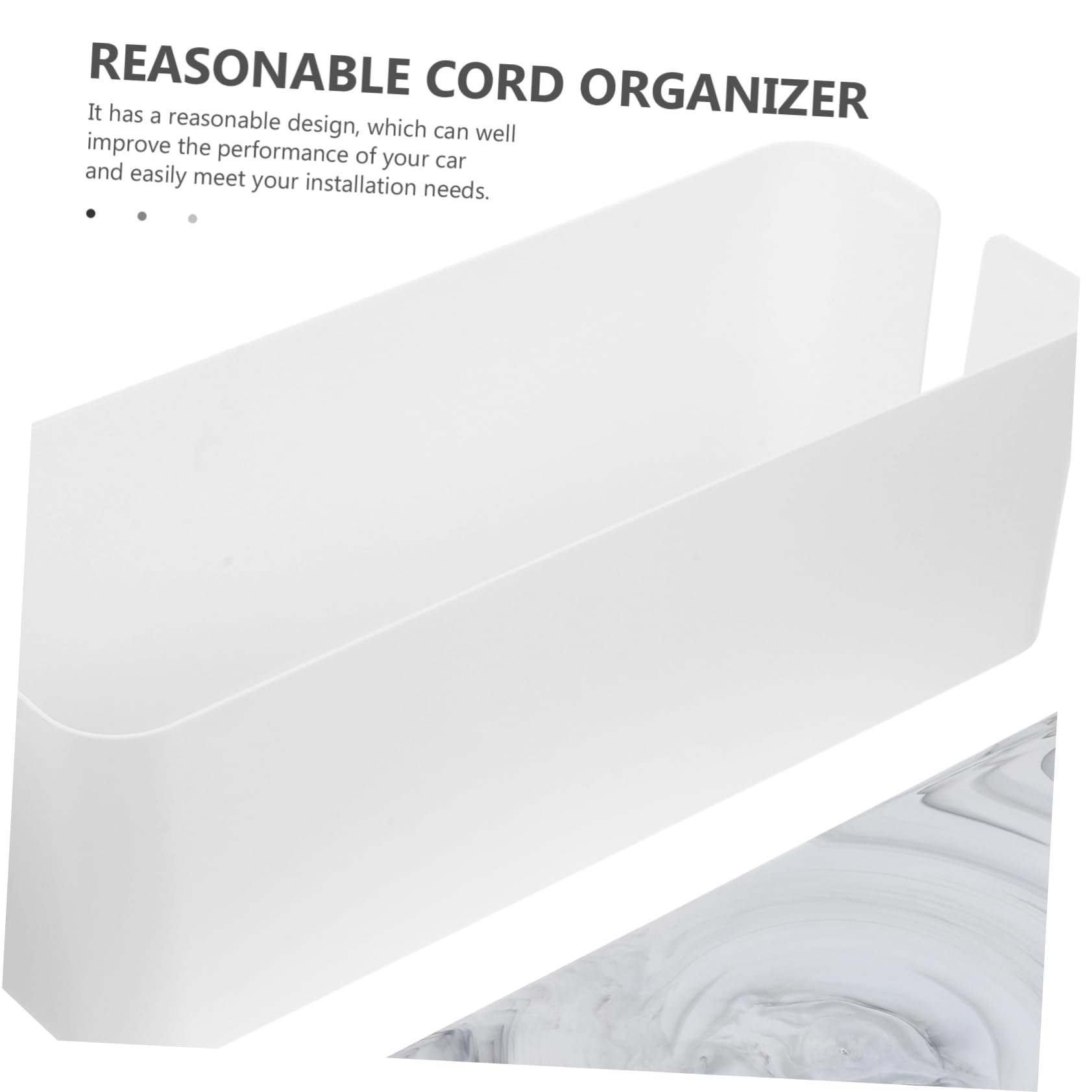 NUOBESTY Organizador de Cables de Bambú Caja de Gestión de Cables para Escritorio para Router Caja Tapa para Organizar