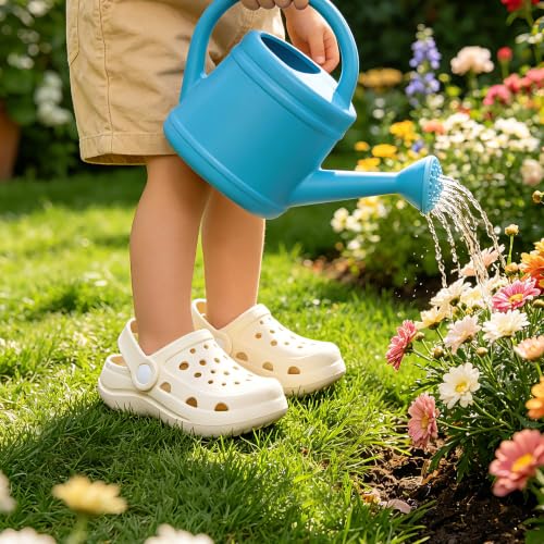 Image of vibdiv Boys Girls Clogs Kids Garden Shoes Unisex Child Cartoon Slides Sandals Beach Slipper Indoor Outdoor(Toddler /Little Kids /Big Kids)