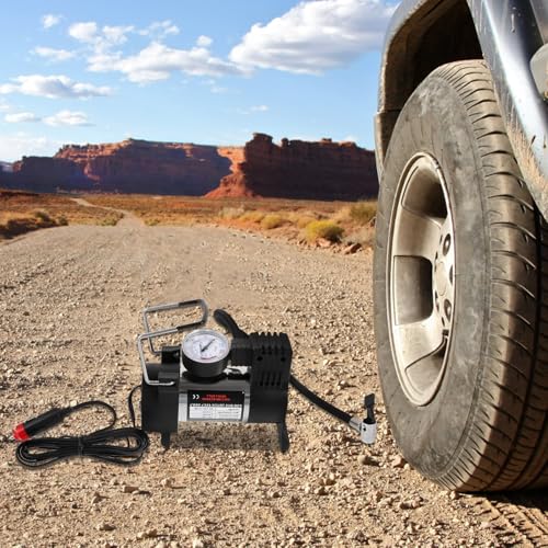 Petit compresseur d'air portable de voiture, pompe électrique haute pression