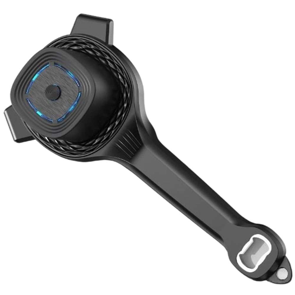 Aundhegrtt Power-Clamp Technology Electric Can Opener Auto-Tighten& Manual Twist Function for Easy Open