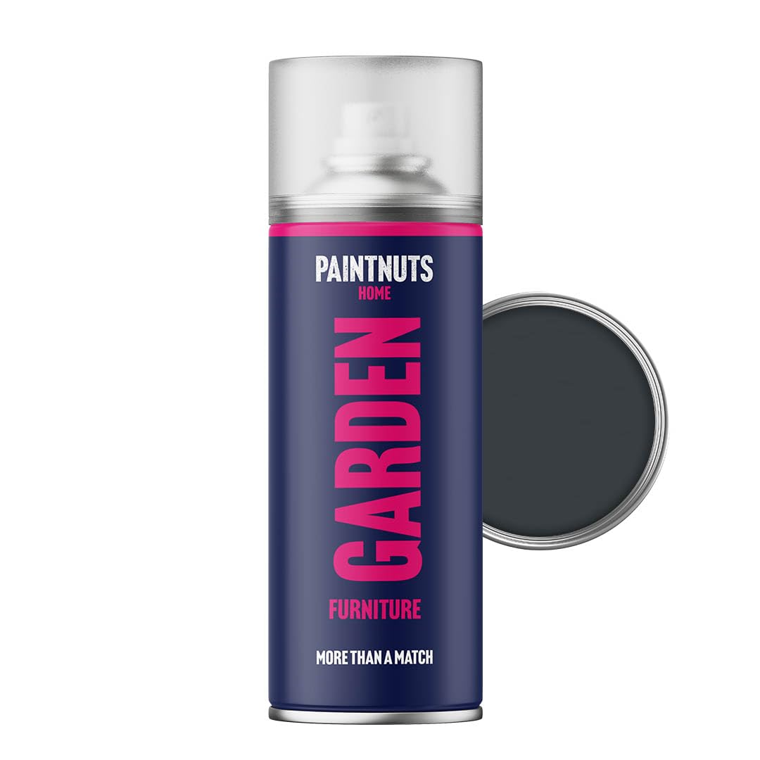 Paintnuts Anthracite Grey Garden Furniture Paint - Ral-7016 - Matt 400Ml Spray Can