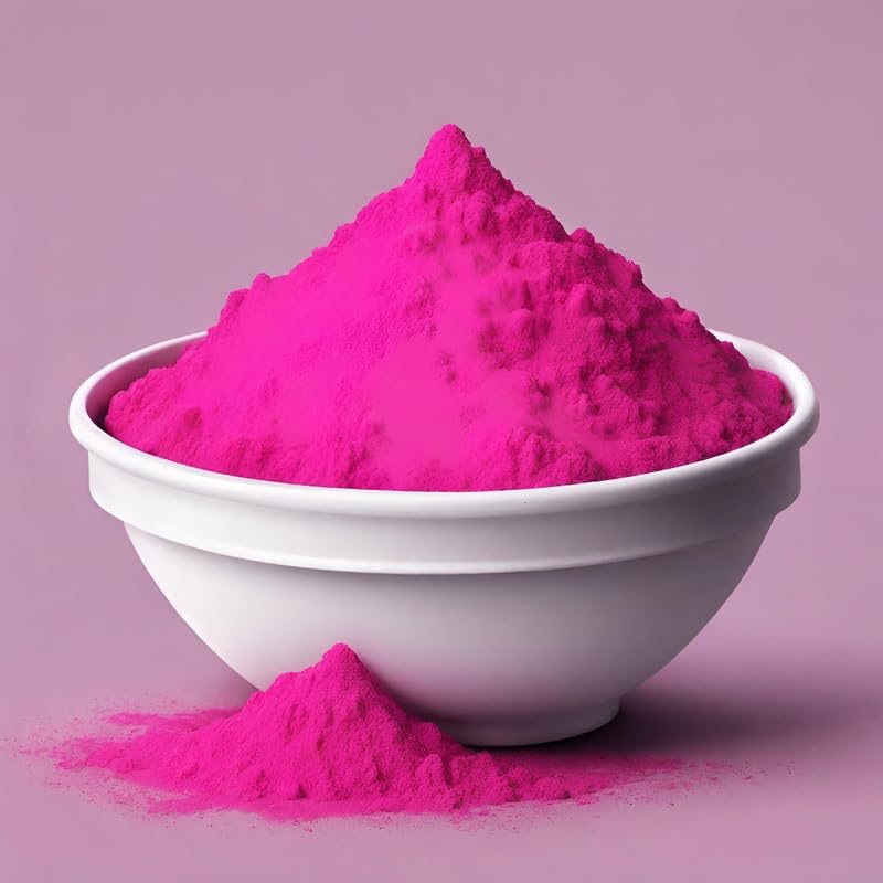 Image of Herbal and Organic Holi Colors | Eco Friendly | Pink Color 300gm | Natural and Skin-Friendly Gulal | Handmade and Non-Toxic | Holi Ke Rang | Holi Celebration | Stain Free