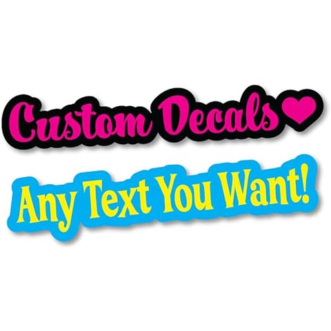 Personalized Name Decals - Custom Vinyl Stickers for Kids’ Laptops, Water Bottles, Phones, Cars, Decor, School Supplies, Daycare, and Gifts
