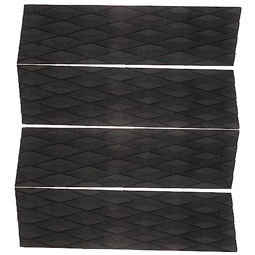 4pcs Surfboard Traction Pads Non- Tail Grip Mats Self-Adhesive Surfboard Deck Pads for Enhanced Stability Compatible Shortboards Material