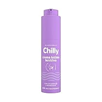 Chilly, Crema Intima Lenitiva, con Vitamina B5 e Bisabololo, Azione Idratante e Calmante, Dona Sollievo dai Piccoli Fastidi Intimi, Texture Fluida e Vellutata, pH5, Ideale per Uso Quotidiano, 50 ml