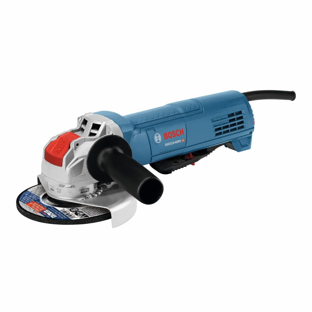 GWX10-45PE 4-1/2 In. X-LOCK Ergonomic Angle Grinder with Lock-On Paddle Switch